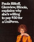 Uniperm 1970s hair ads