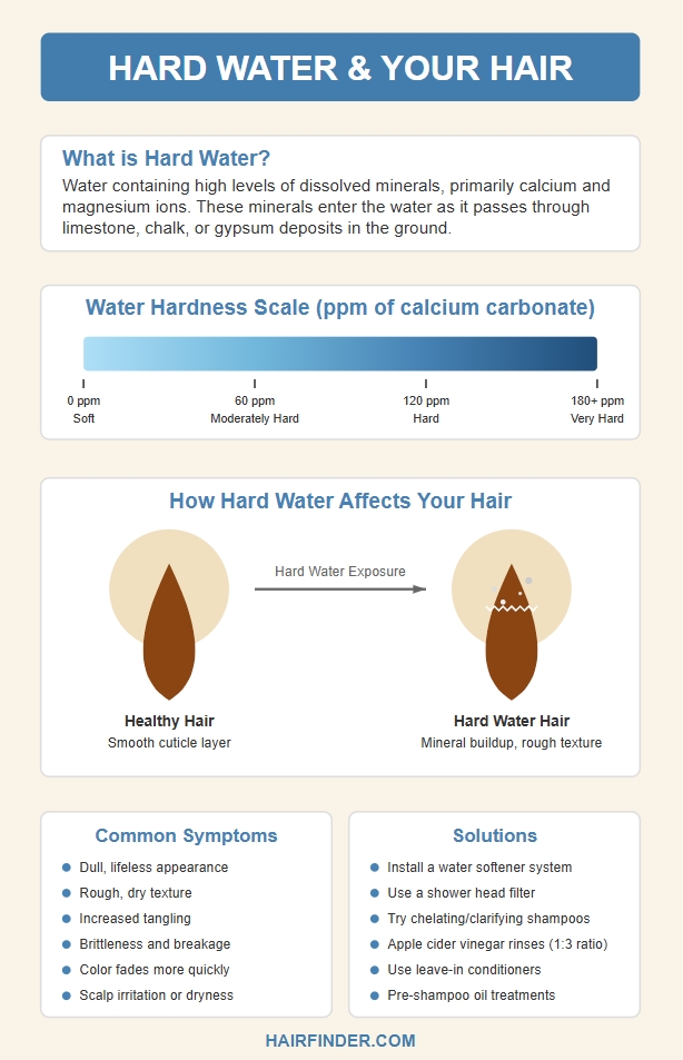 Infographic - Hard water and your hair