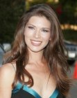 Adrienne Janic's easy to achieve hair with long loose waves