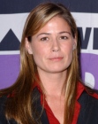 Maura Tierney's sleek long hair with side bangs