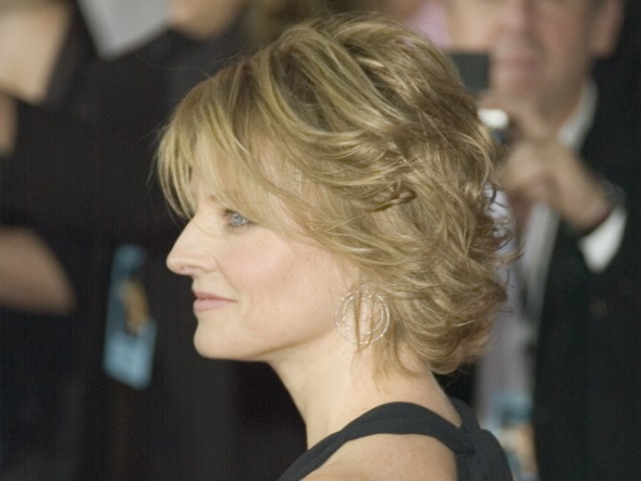Jodie Foster with medium-length hair