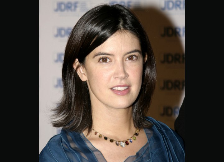 Phoebe Cates - Medium-length just above the shoulders hairstyle