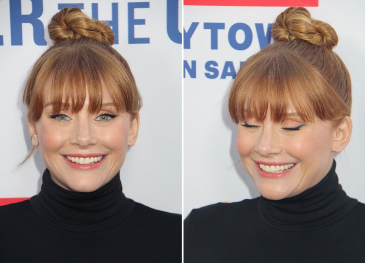 Hairstyles with bangs - Bryce Dallas Howard