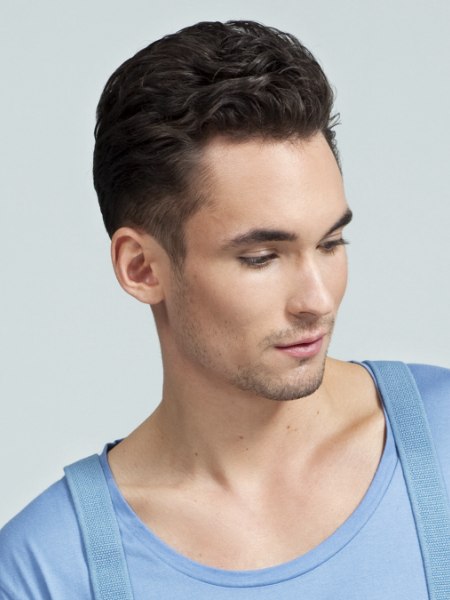 Men's cut for natural curls