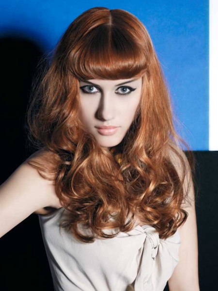 50s style for long hair