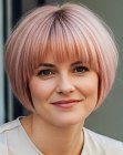Rose bob with bangs
