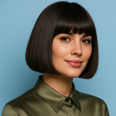 Women with bangs