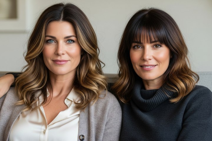 Trendy haircuts for older women