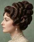 Very high updo