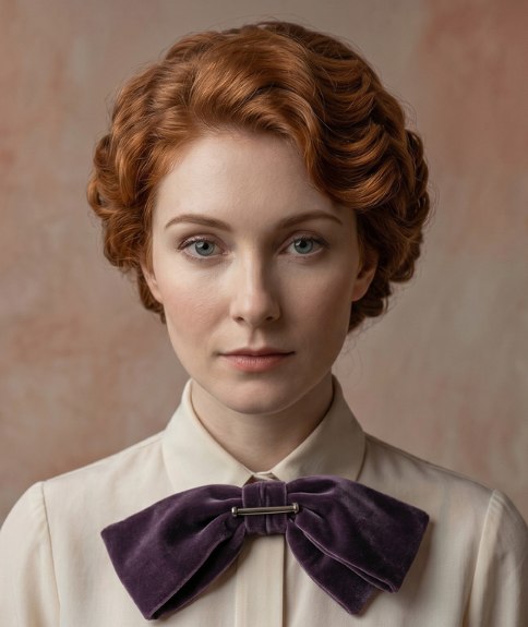 Updo for red hair