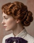 Updo for red hair