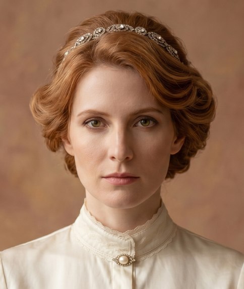 Fashionable 1910s chignon