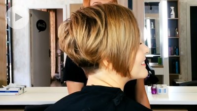 Radical long to short hair makeover