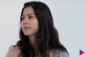 Sarah's long hairmakeover