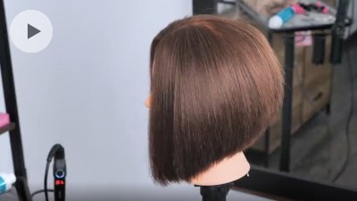 How to cut a stacked bob