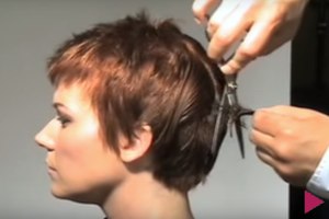 Twist and crop hair cutting method