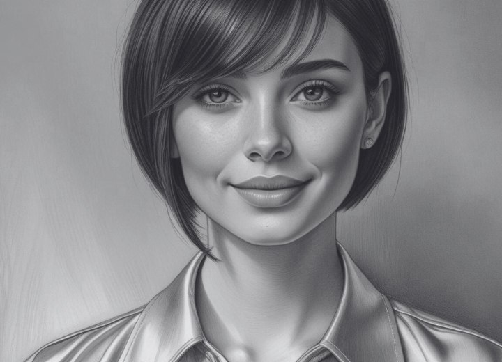 Asymmetrical bob