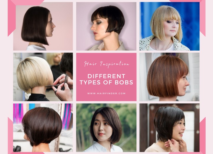 Hair inspiration - Different types of bobs