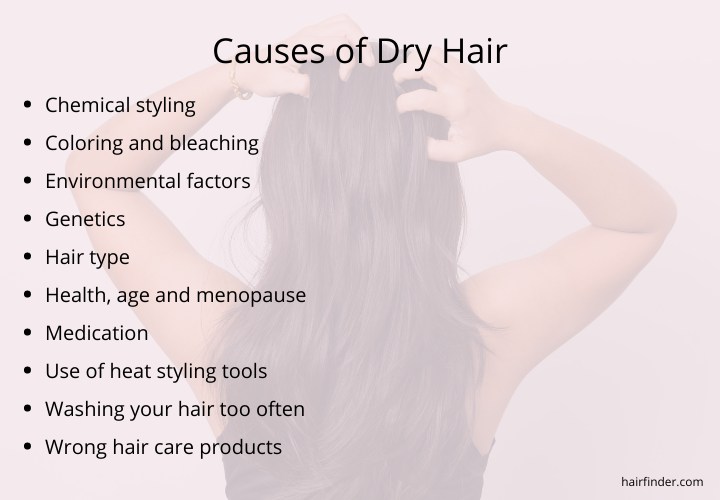 Causes of dry hair