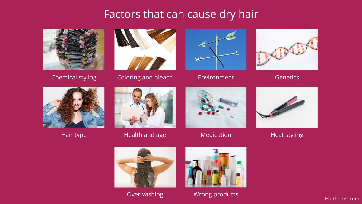 Causes and solutions for dry hair