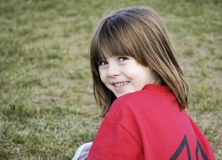 Practical hair for a little girls