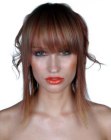 hairstyle with bangs