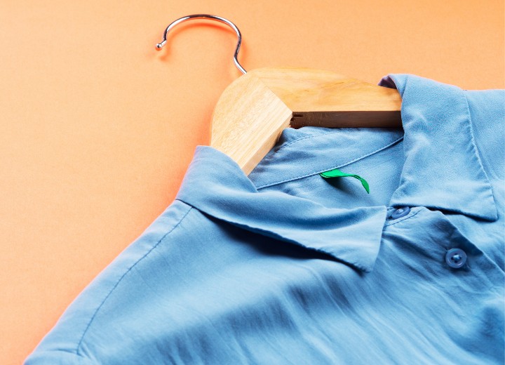 Silky shirt dress