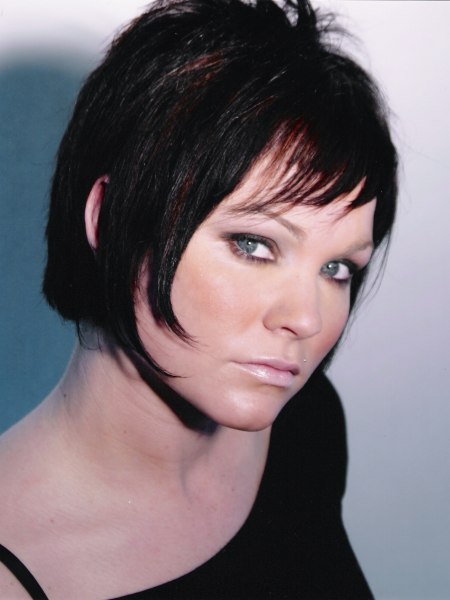 Short bob with bangs