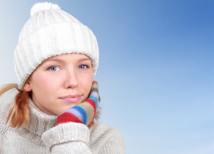 Winter hat that is causing static hair