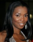 long straight black hairstyle - Vanessa Williams