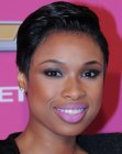 pixie with gel styling - Jennifer Hudson