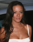 very long black hair - Selita Ebanks