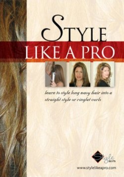Learn To Style Long Wavy Hair Into A Straight Style Or Ringlet Curls