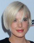 Agyness Deyn with a short bob