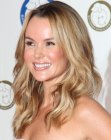 Amanda Holden's long hair