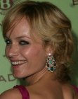 Amber Valletta - festive short hairstyle