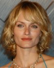 Amber Valletta - medium length hairstyle