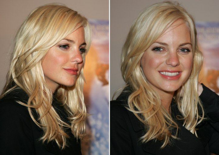 Anna Faris - Long satiny hairstyl