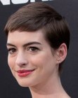 Anne Hathaway with short hair