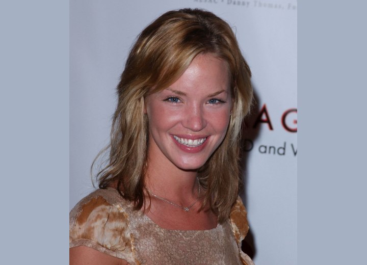 Ashley Scott - Long easy maintenance hairstyle