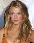 Blake Lively's beach look for long blonde hair