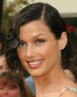 Bridget Moynahan sporting romantic short 1920s inspired hair