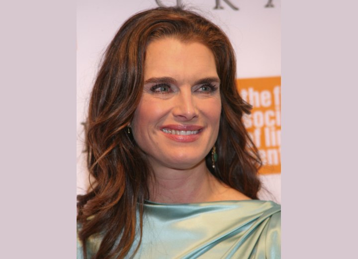 Brooke Shields - Hairstyle for women aged over 40