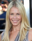 Chelsea Handler with long straight hair