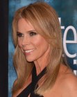 Cheryl Hines with her hair colored to make it look thicker