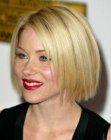 Christina Applegate wearing her hair short in a bob at chin length