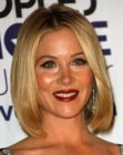 Christina Applegate wearing medium hair with angles