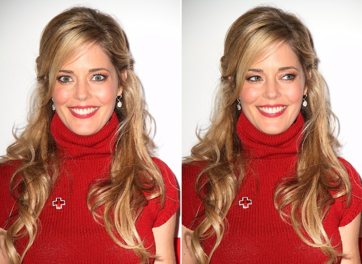 Christina Moore - Easy to do hairstyle for long hair