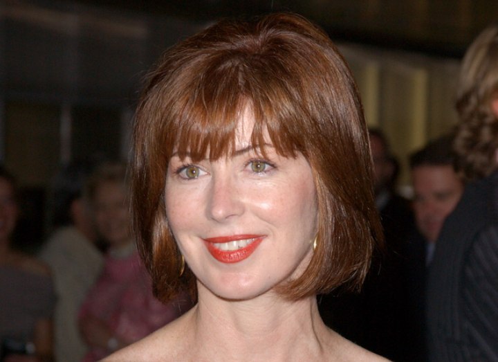 Dana Delany with short hair