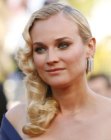 Diane Kruger with an old fashioned hairdo